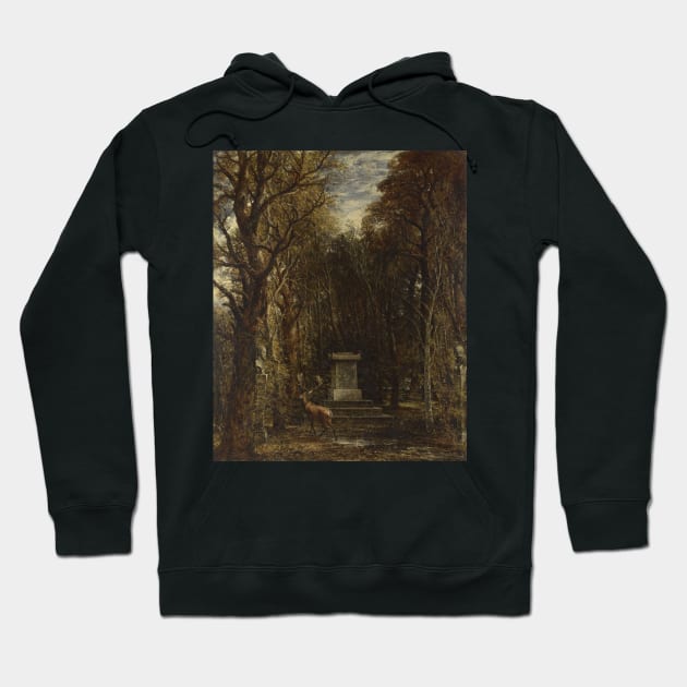 Cenotaph to the Memory of Sir Joshua Reynolds by John Constable Hoodie by Classic Art Stall